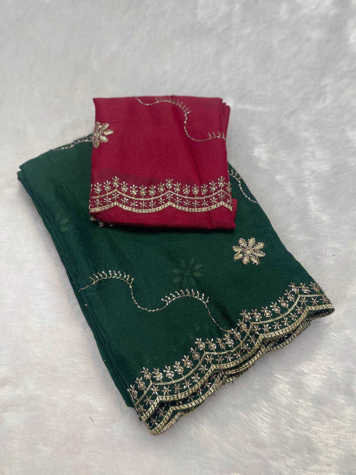 Juhi Premium Georgette Designer Saree