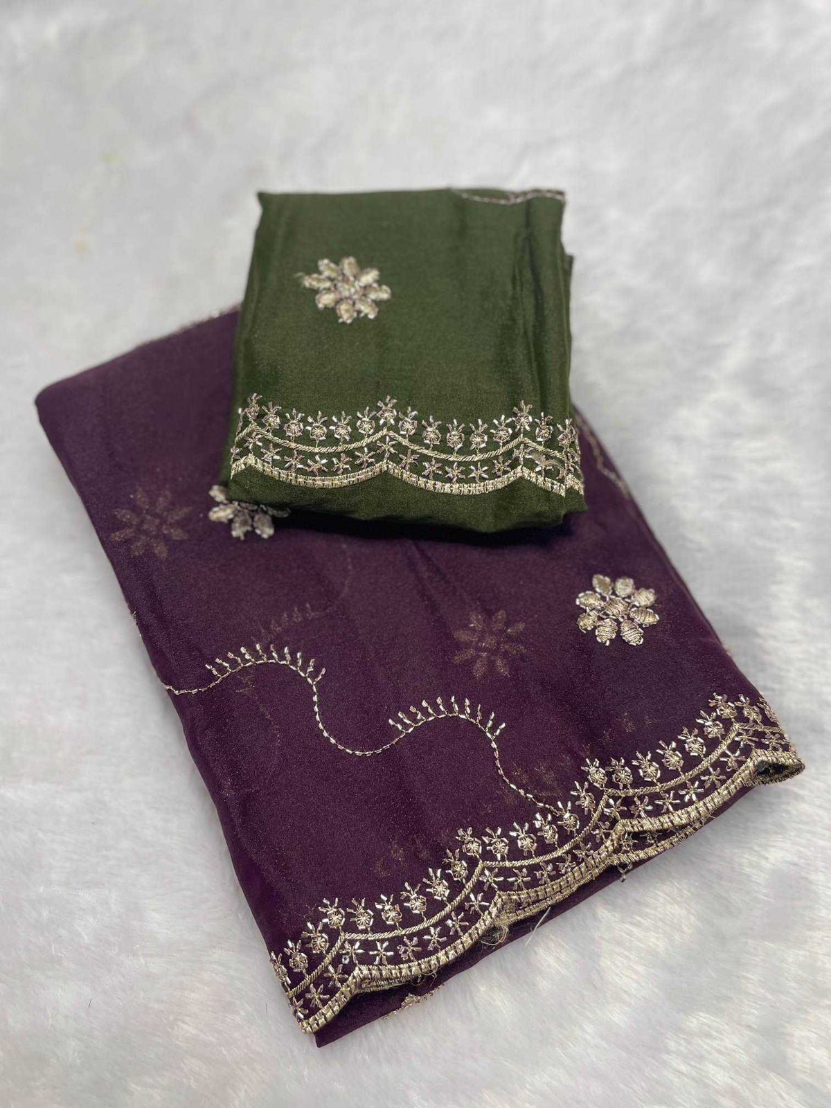 Juhi Premium Georgette Designer Saree
