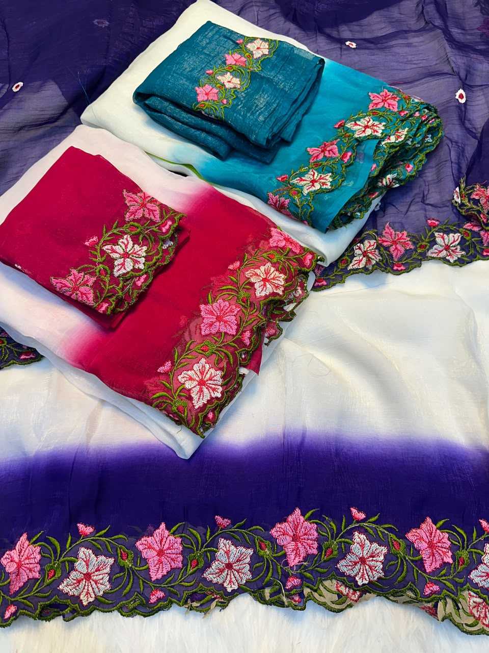 Kaira Crunchi Designer Saree