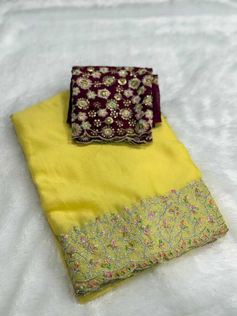 Chiffon Designer Saree