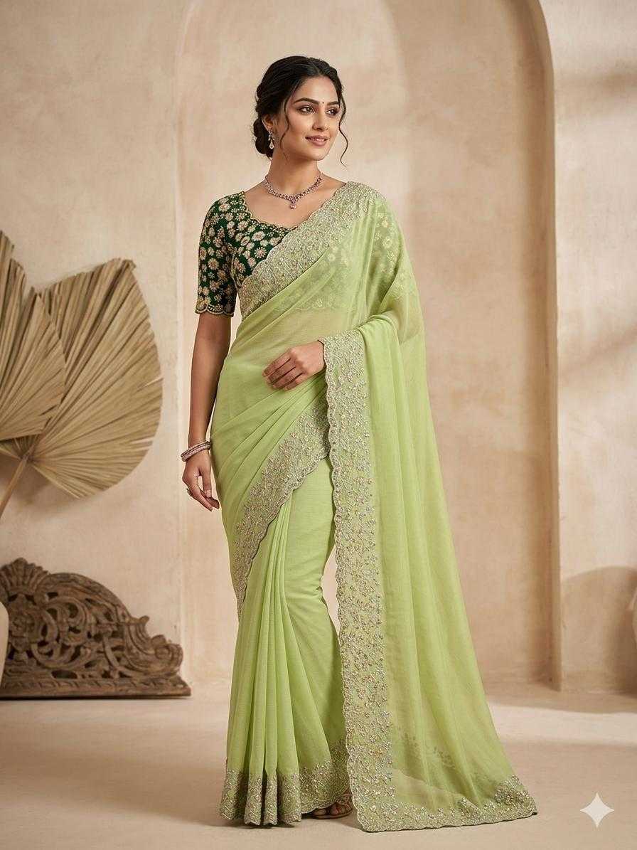 Chiffon Designer Saree