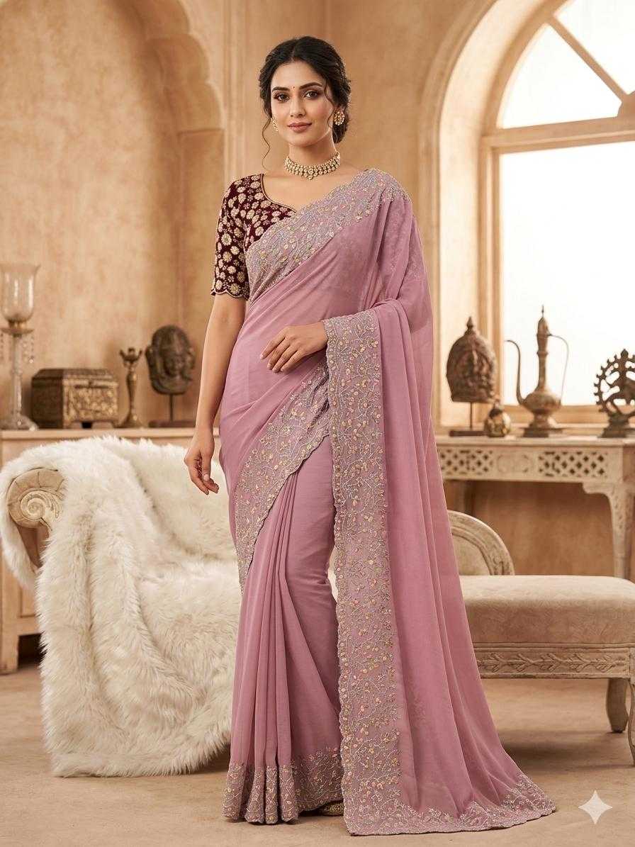 Chiffon Designer Saree
