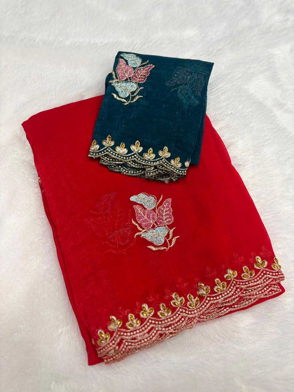 Pranvitha Crunchi Designer Saree