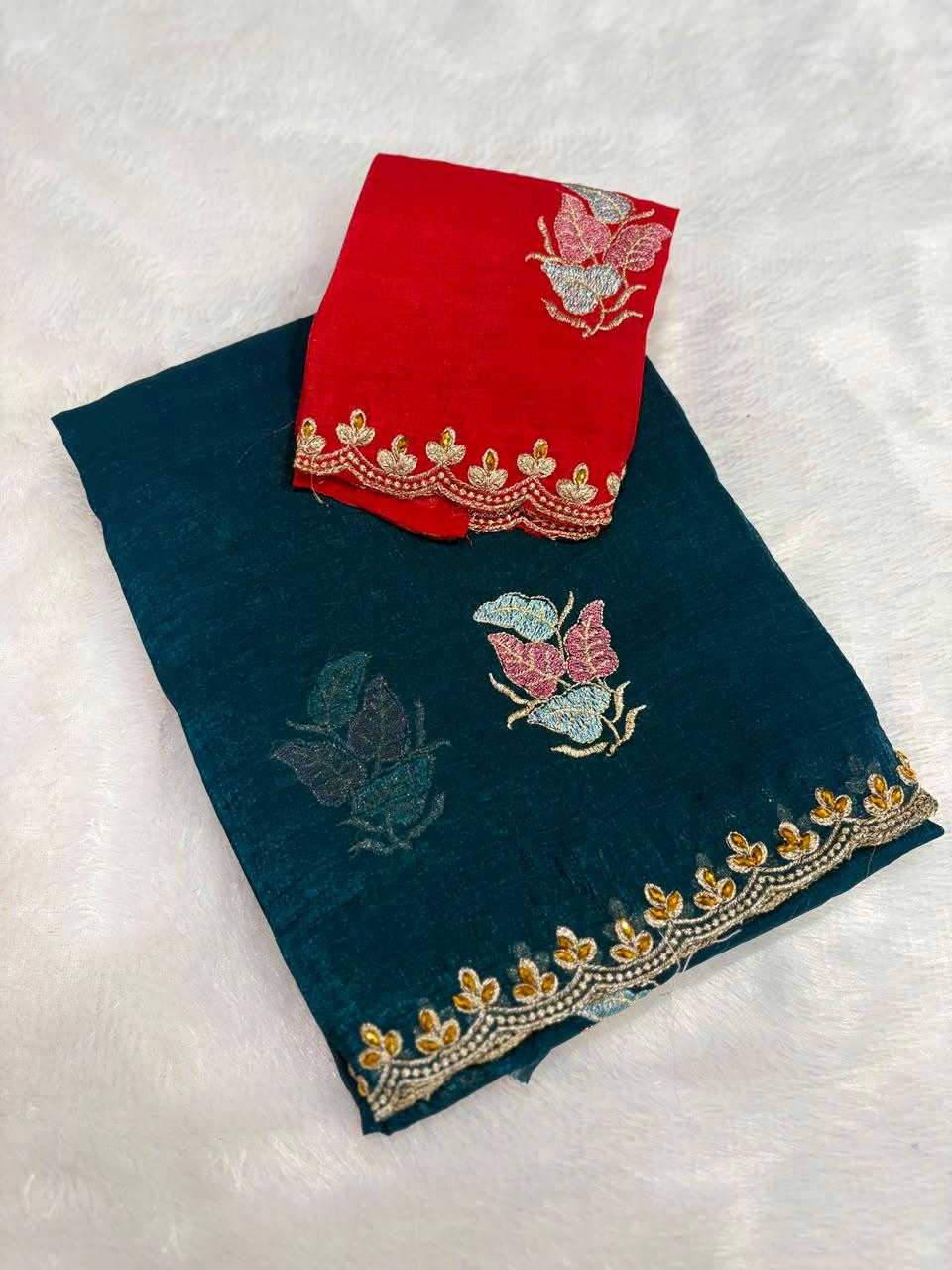 Pranvitha Crunchi Designer Saree
