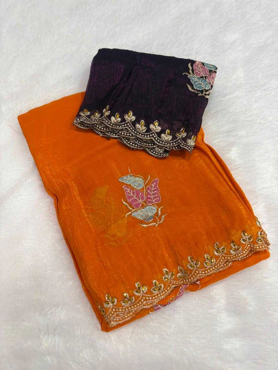 Pranvitha Crunchi Designer Saree