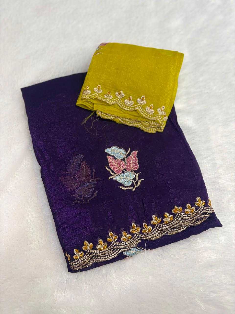Pranvitha Crunchi Designer Saree
