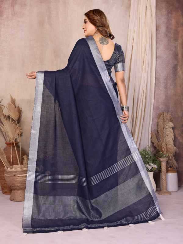 Amanat Linen Designer Saree
