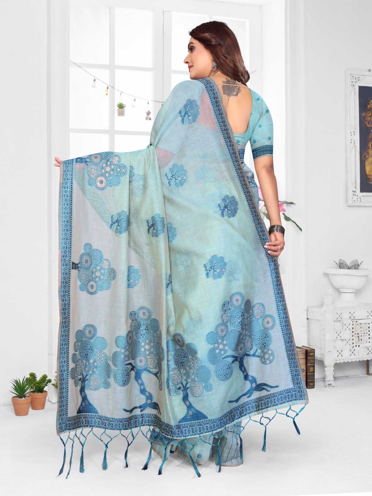 Ashiwini Cotton Jacquard Saree