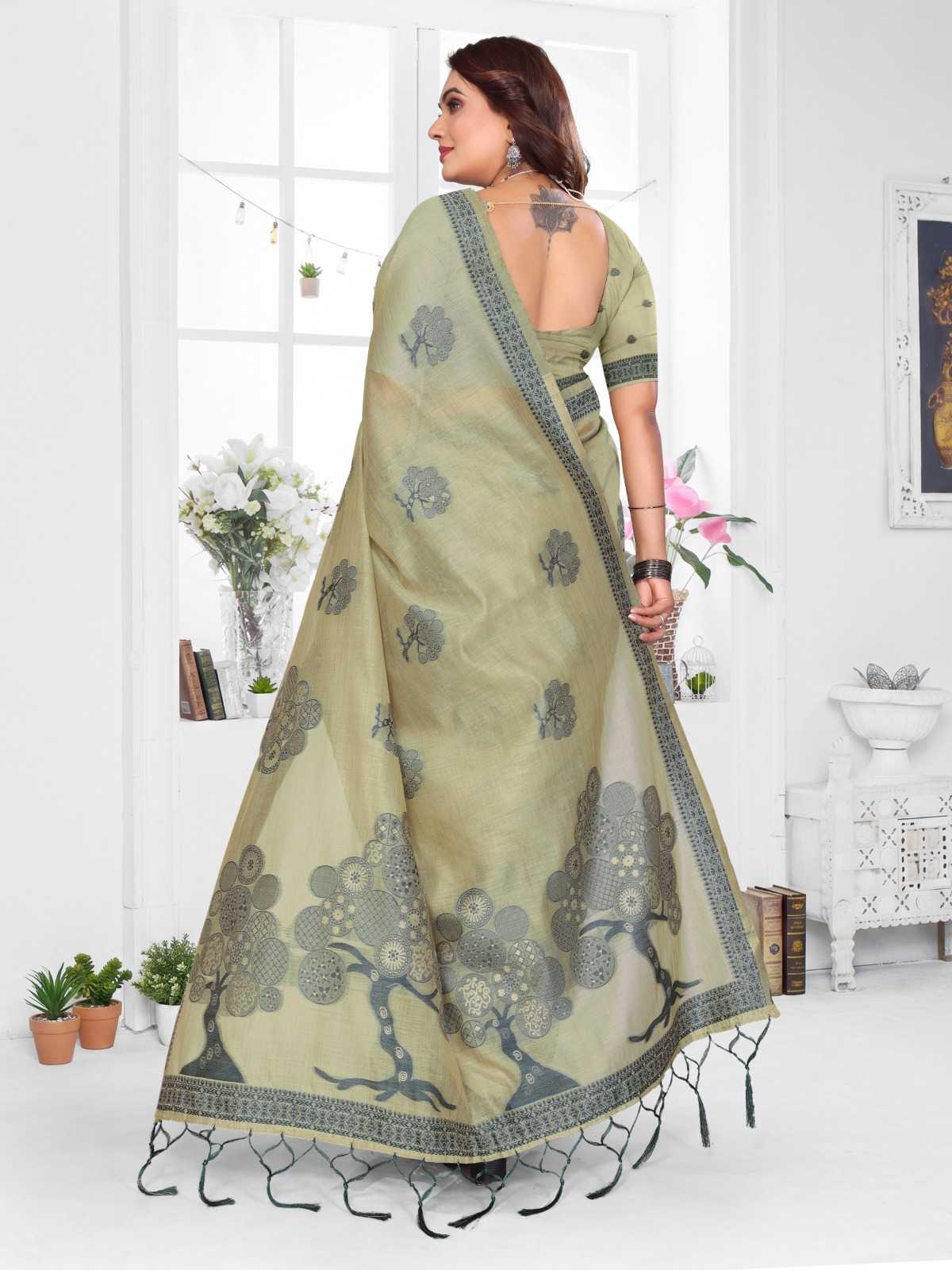 Ashiwini Cotton Jacquard Saree