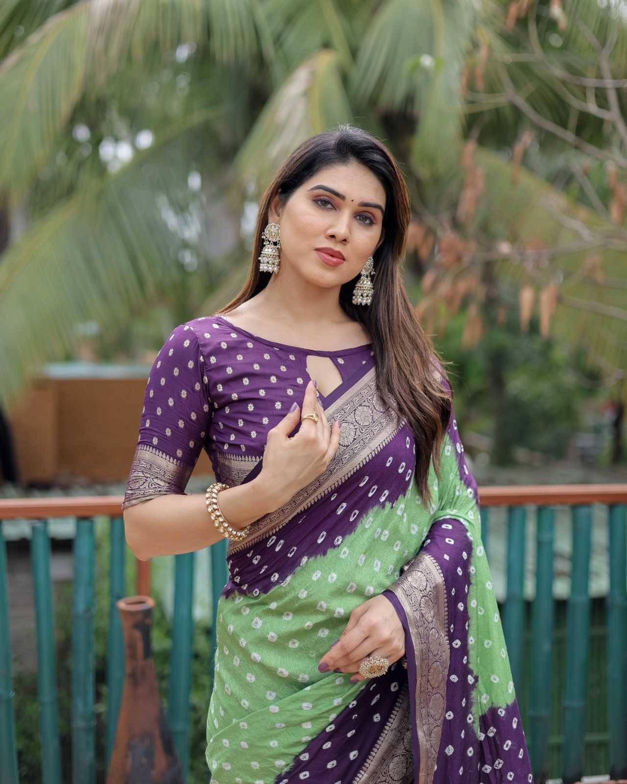 Dola Silk Hand Work Saree