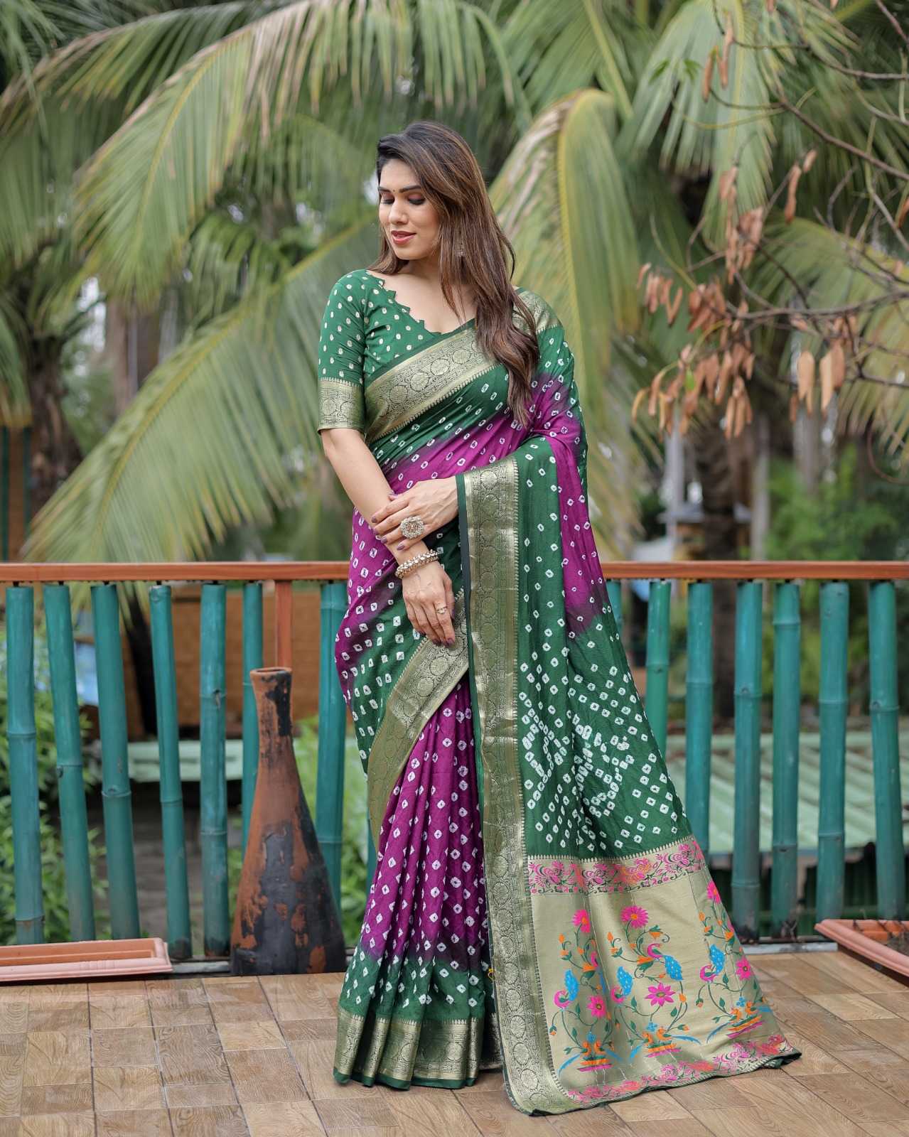 Dola Silk Hand Work Saree