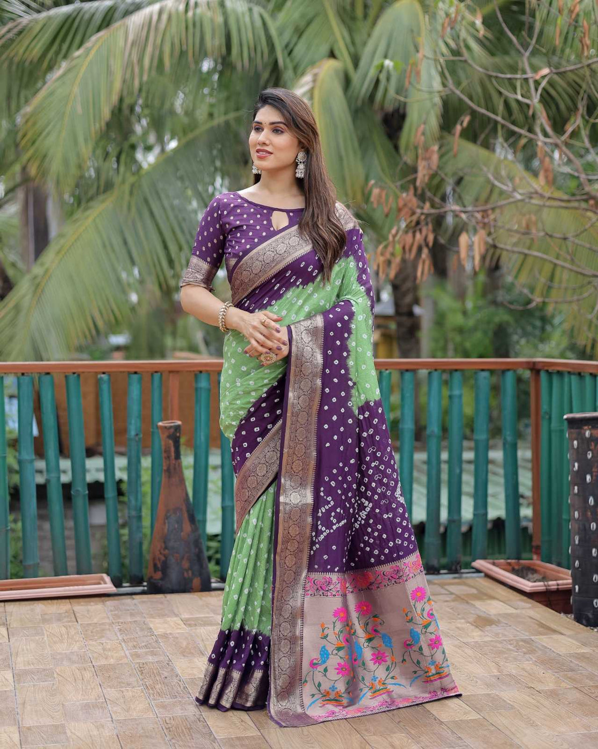 Dola Silk Hand Work Saree