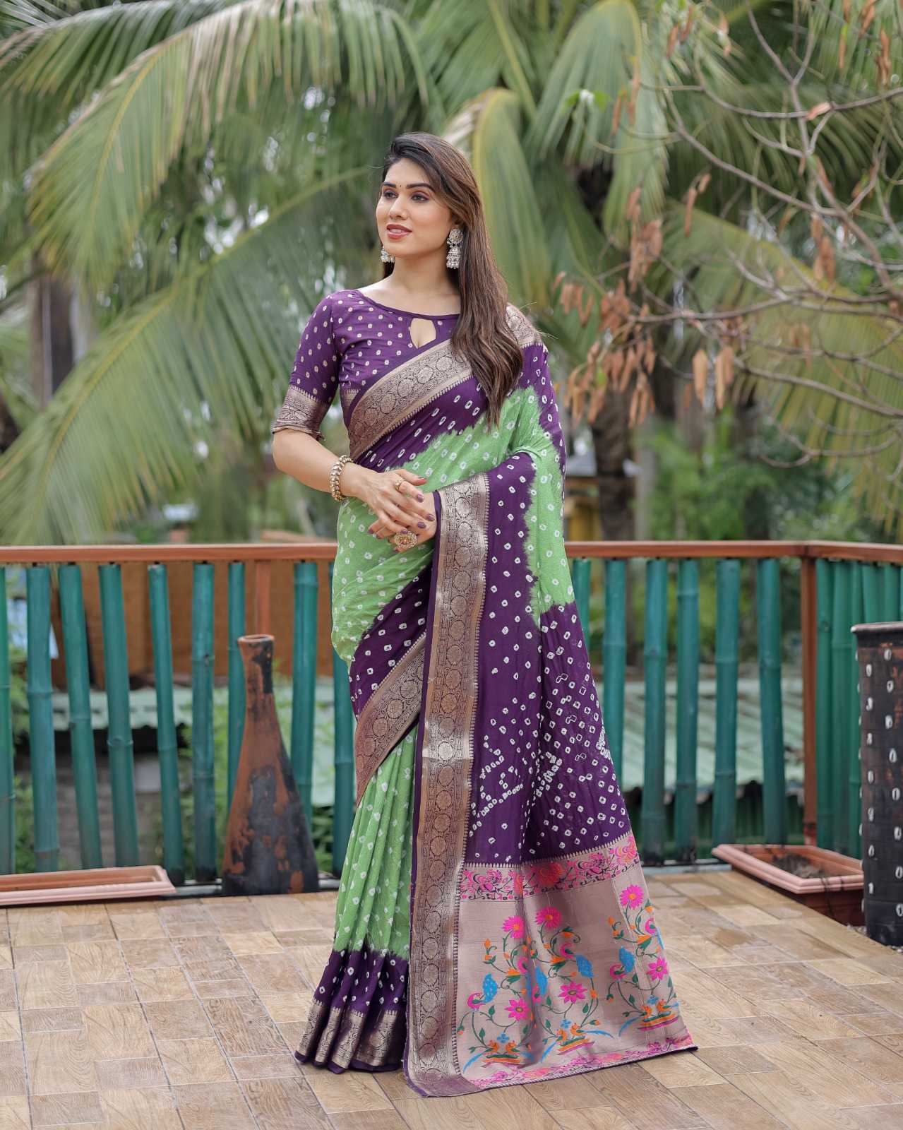 Dola Silk Hand Work Saree