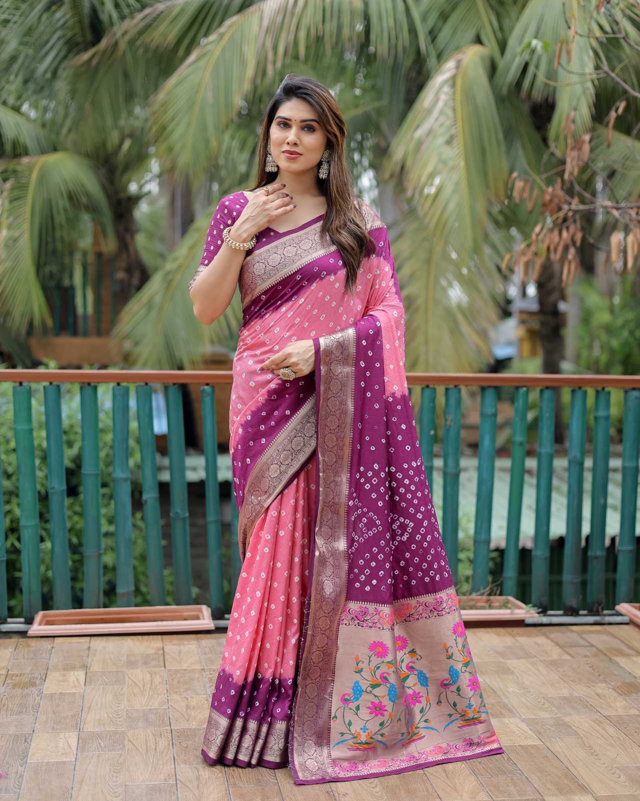 Dola Silk Hand Work Saree