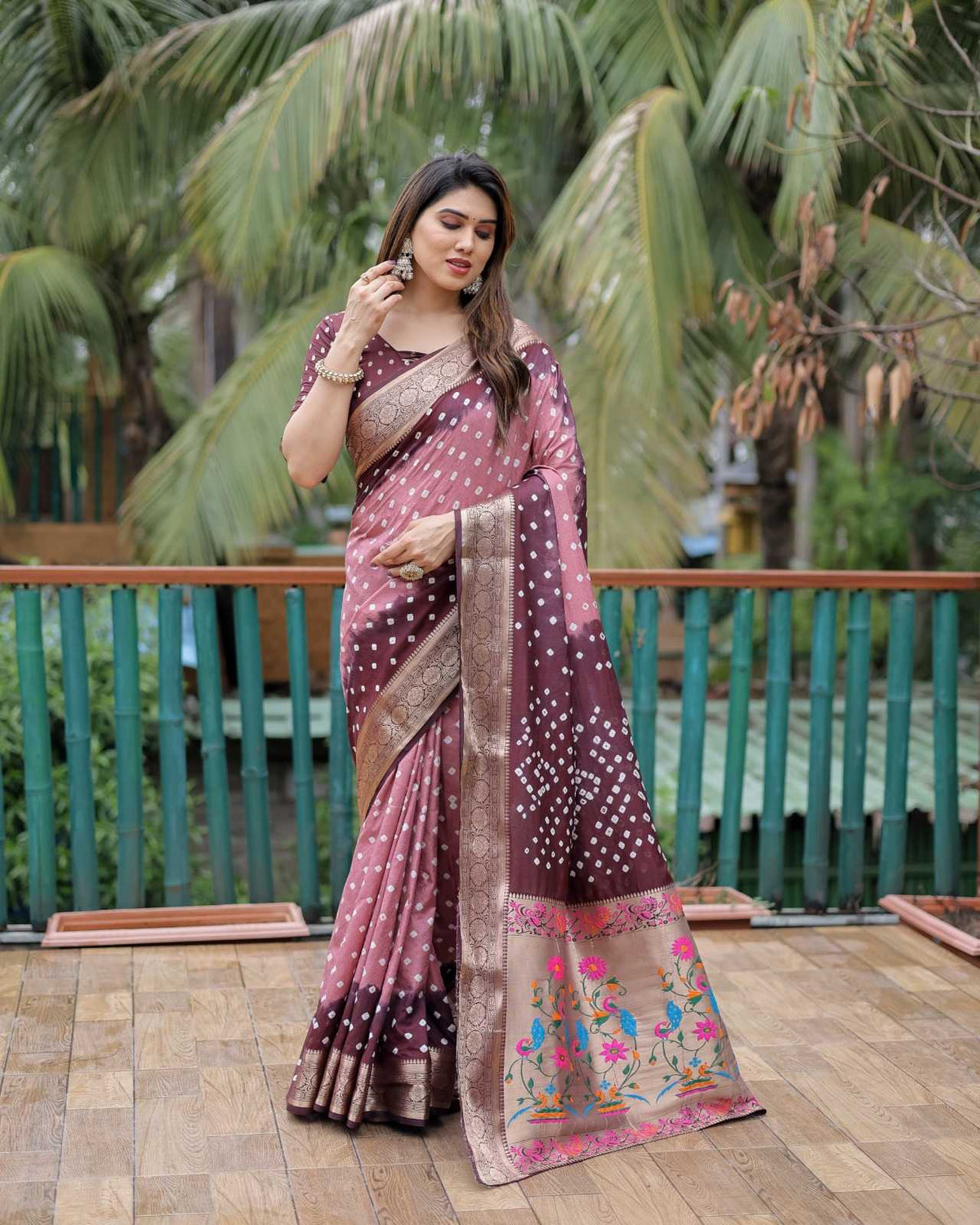 Dola Silk Hand Work Saree