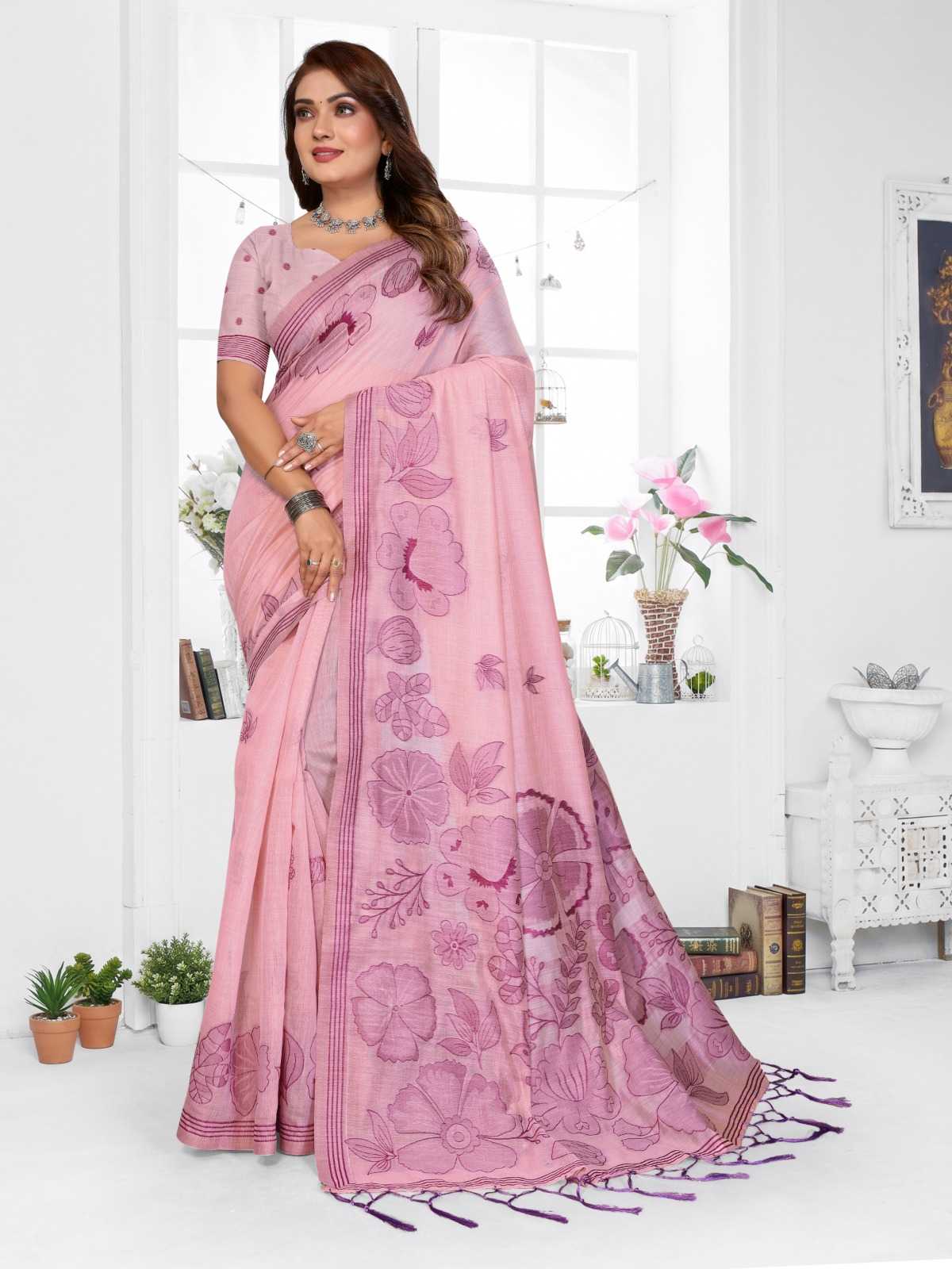 Juhi Cotton Designer Saree