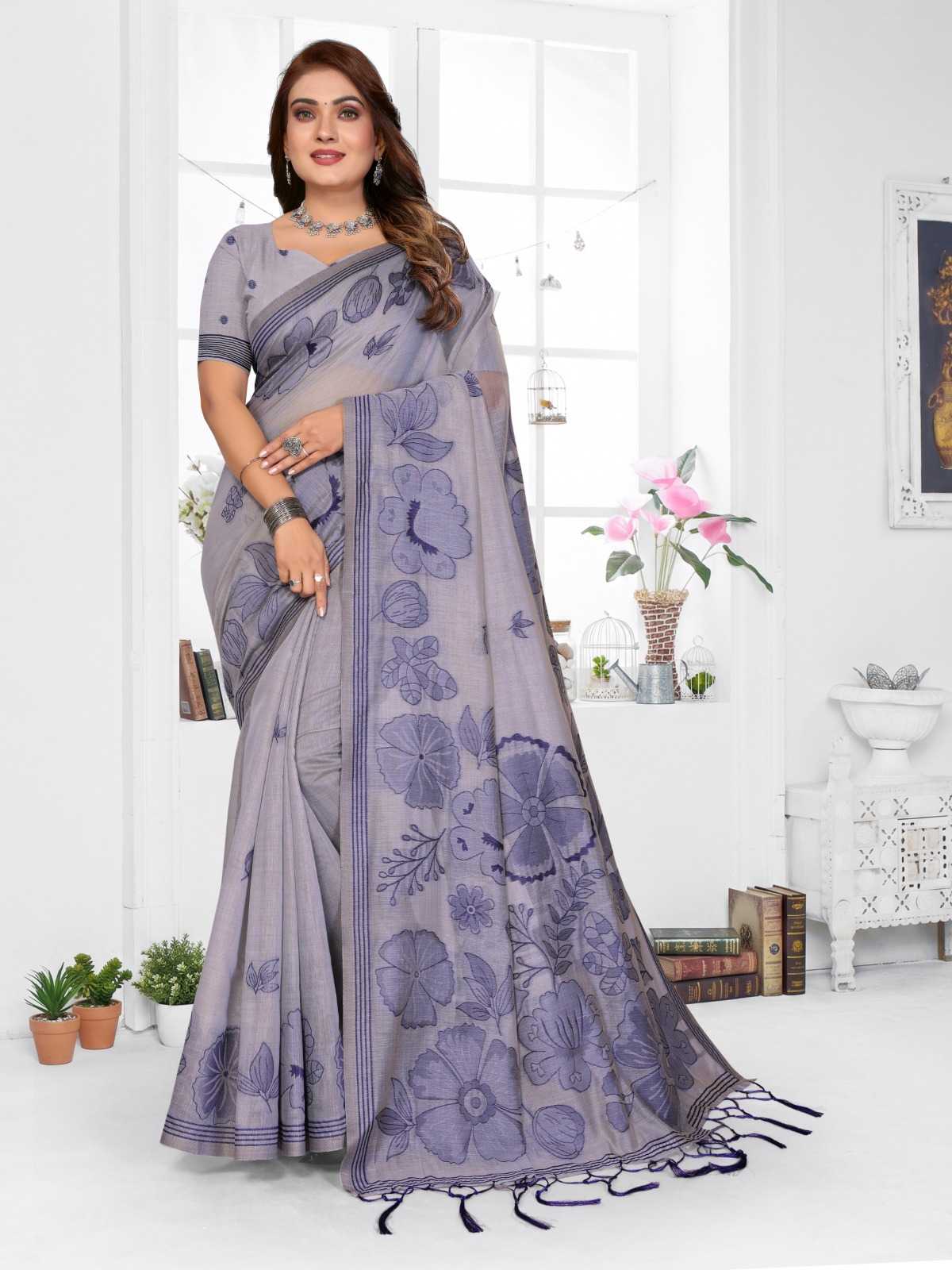 Juhi Cotton Designer Saree