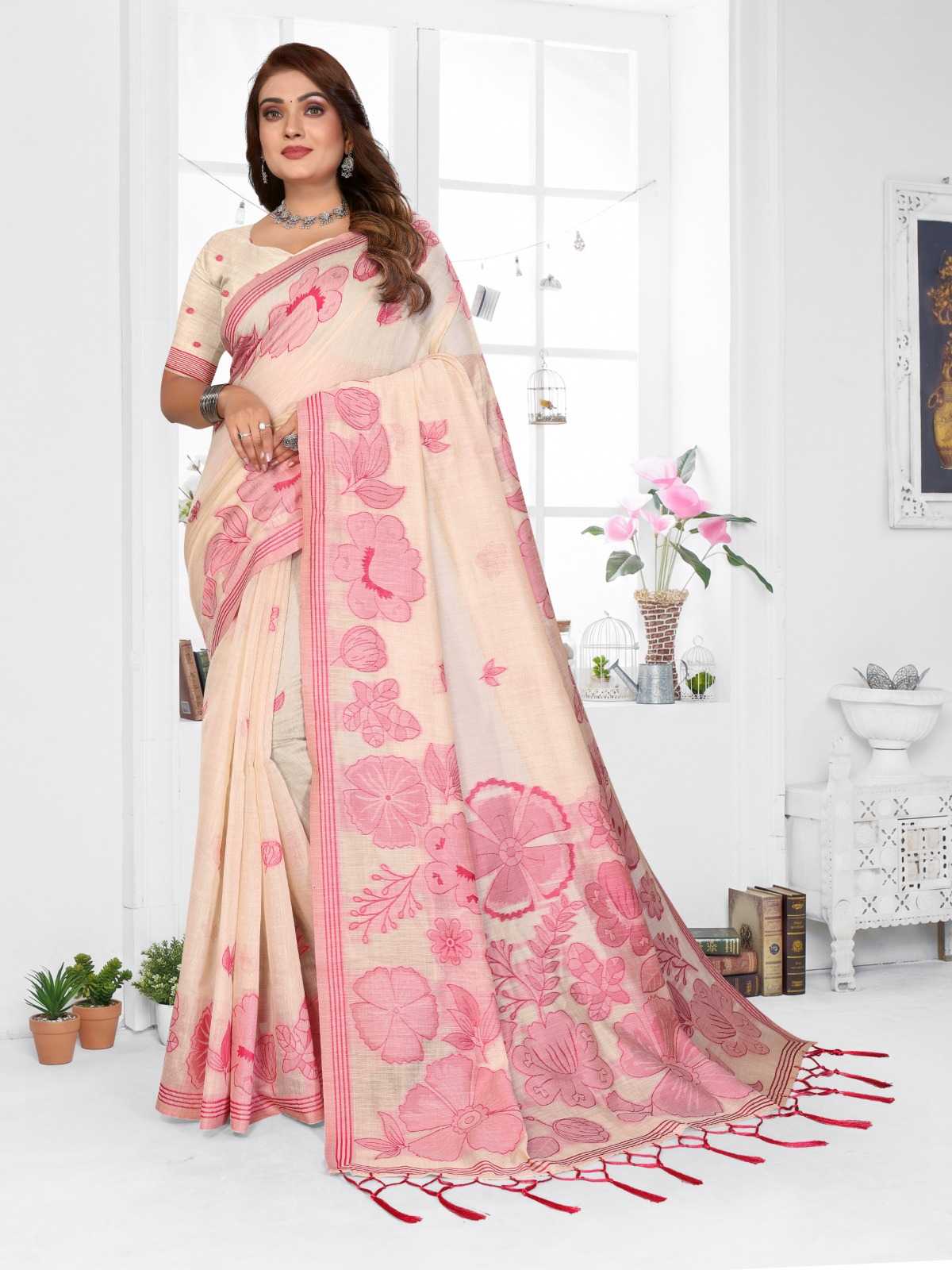 Juhi Cotton Designer Saree
