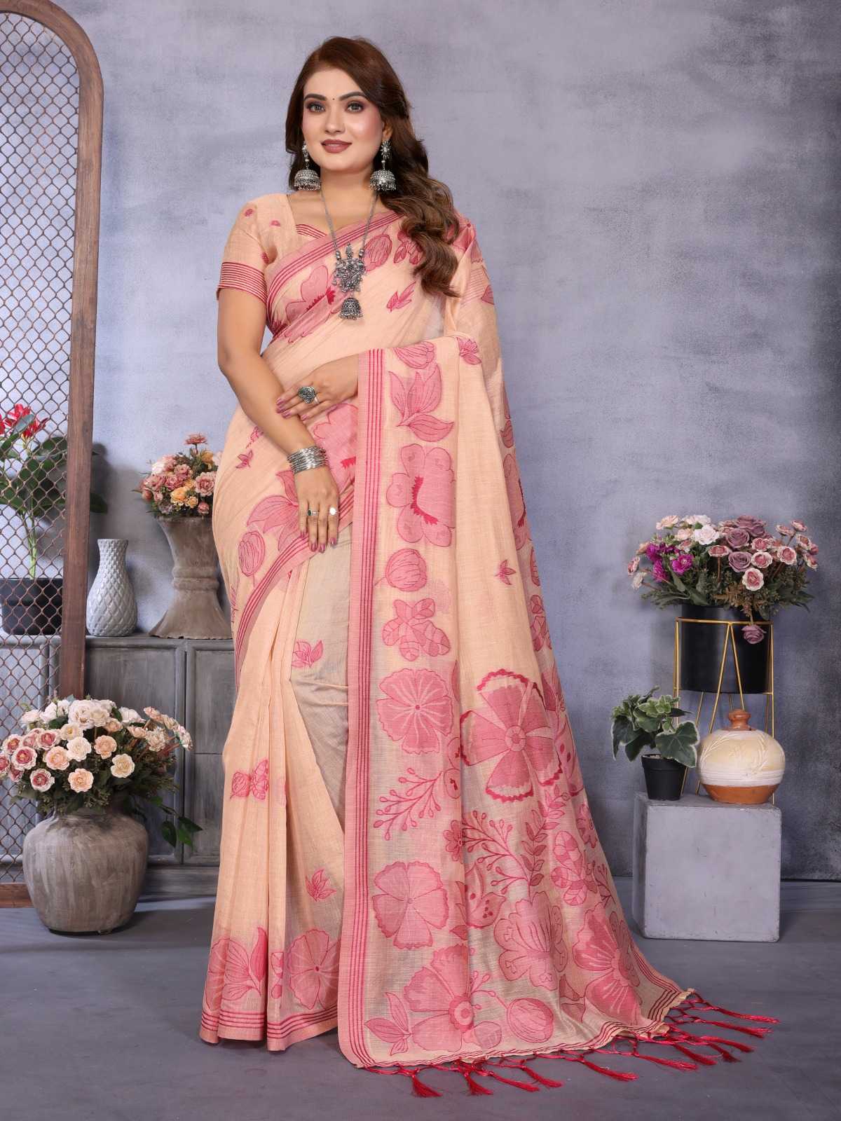 Juhi Cotton Designer Saree