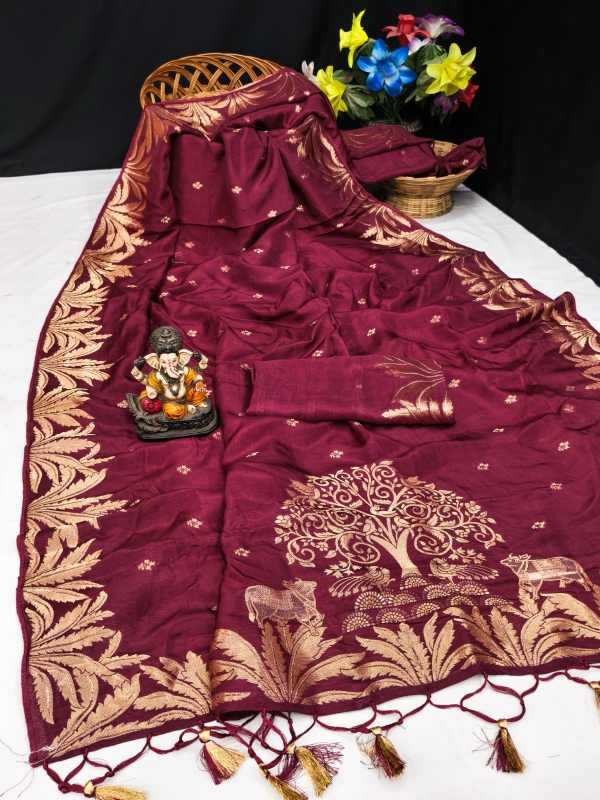 Viscose Butta Saree
