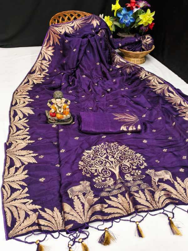 Viscose Butta Saree