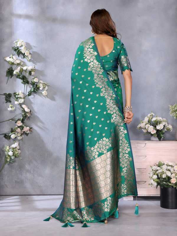 Kesar Banarasi Soft Silk Designer Saree