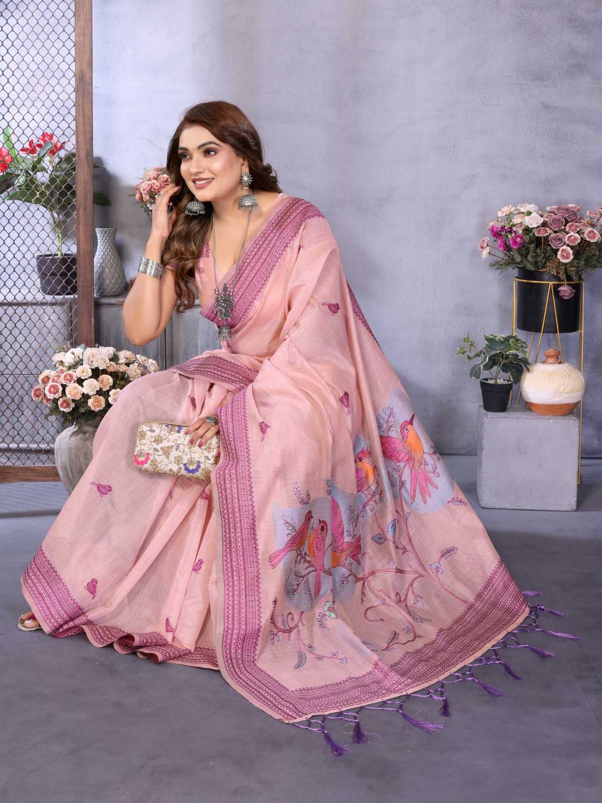 Manchali Cotton Jacquard Saree