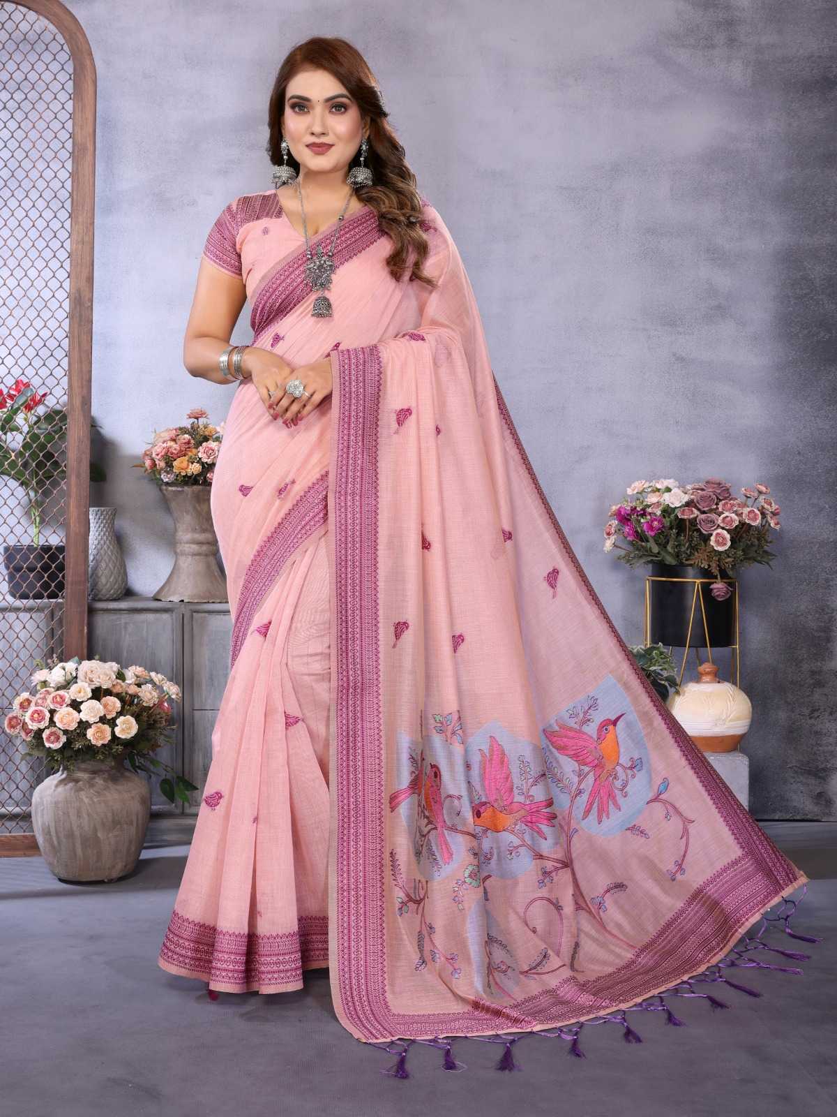 Manchali Cotton Jacquard Saree