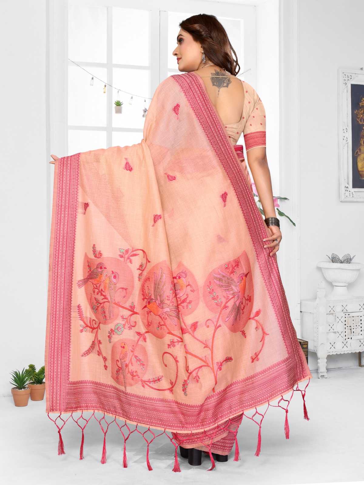 Manchali Cotton Jacquard Saree