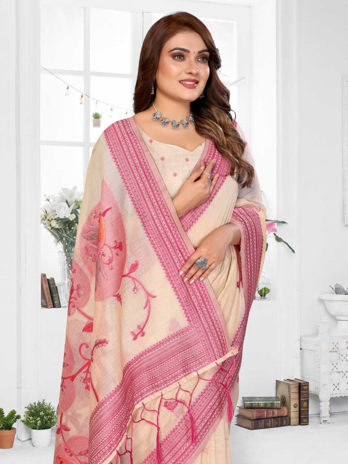 Manchali Cotton Jacquard Saree