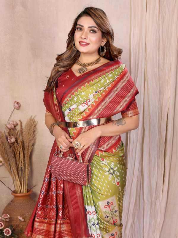 Meera Soft Silk Designer Saree