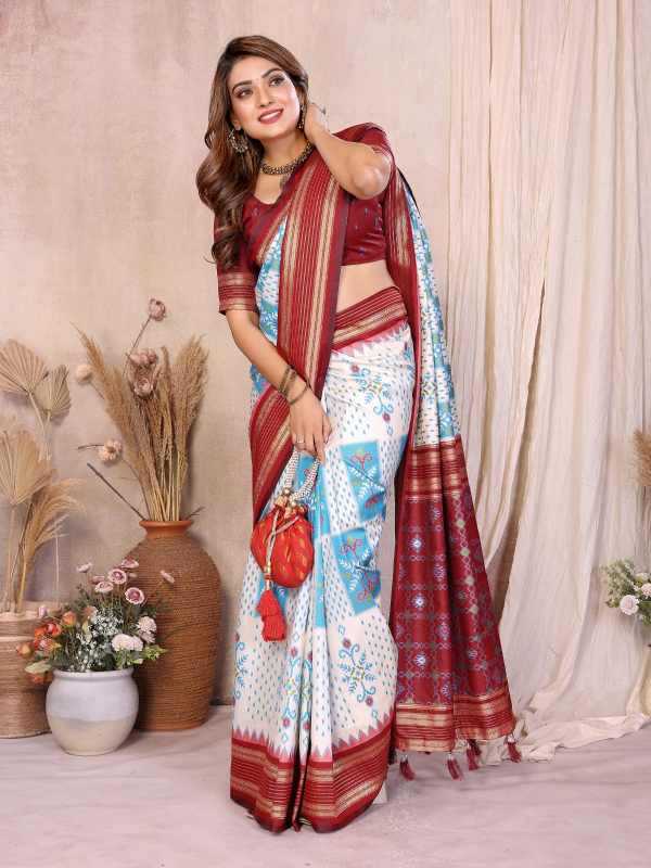 Meera Soft Silk Designer Saree