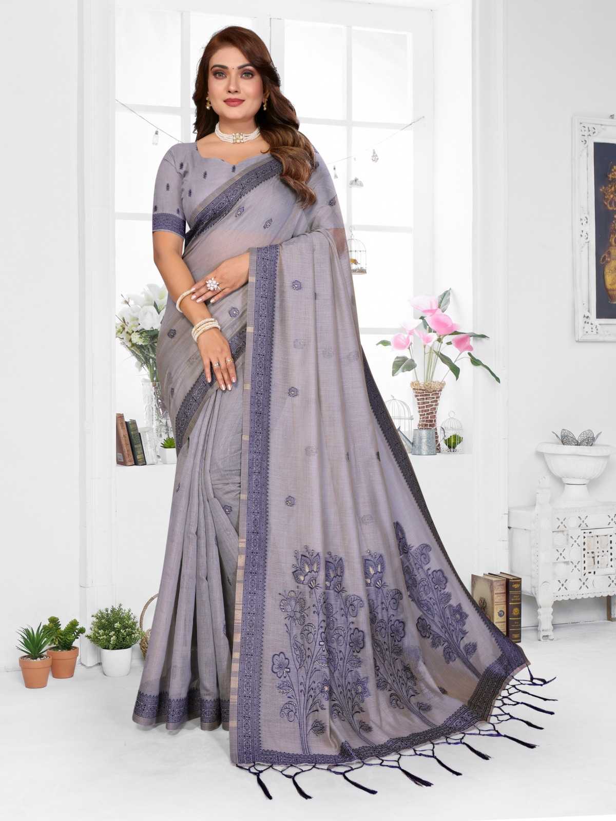 Parmeshwari Cotton Jacquard Saree