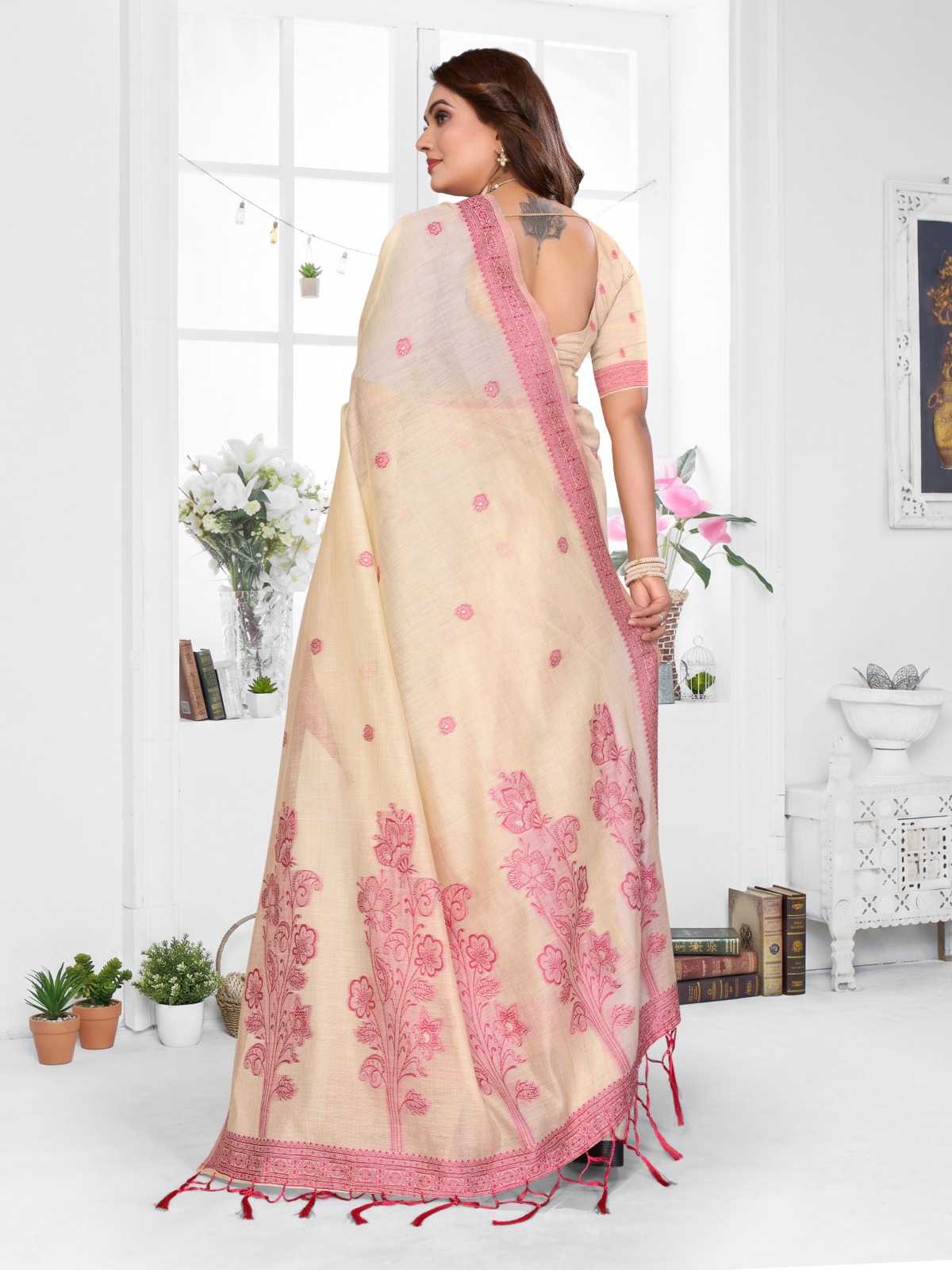 Parmeshwari Cotton Jacquard Saree