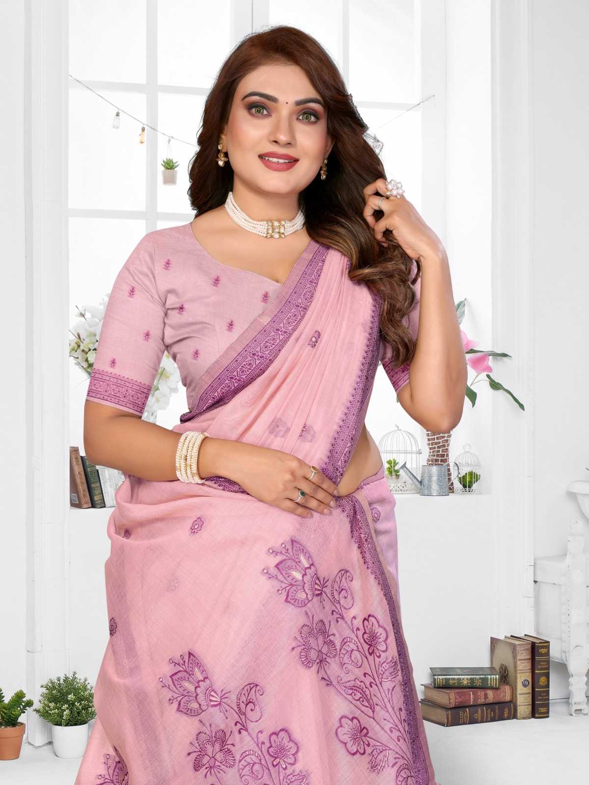 Parmeshwari Cotton Jacquard Saree