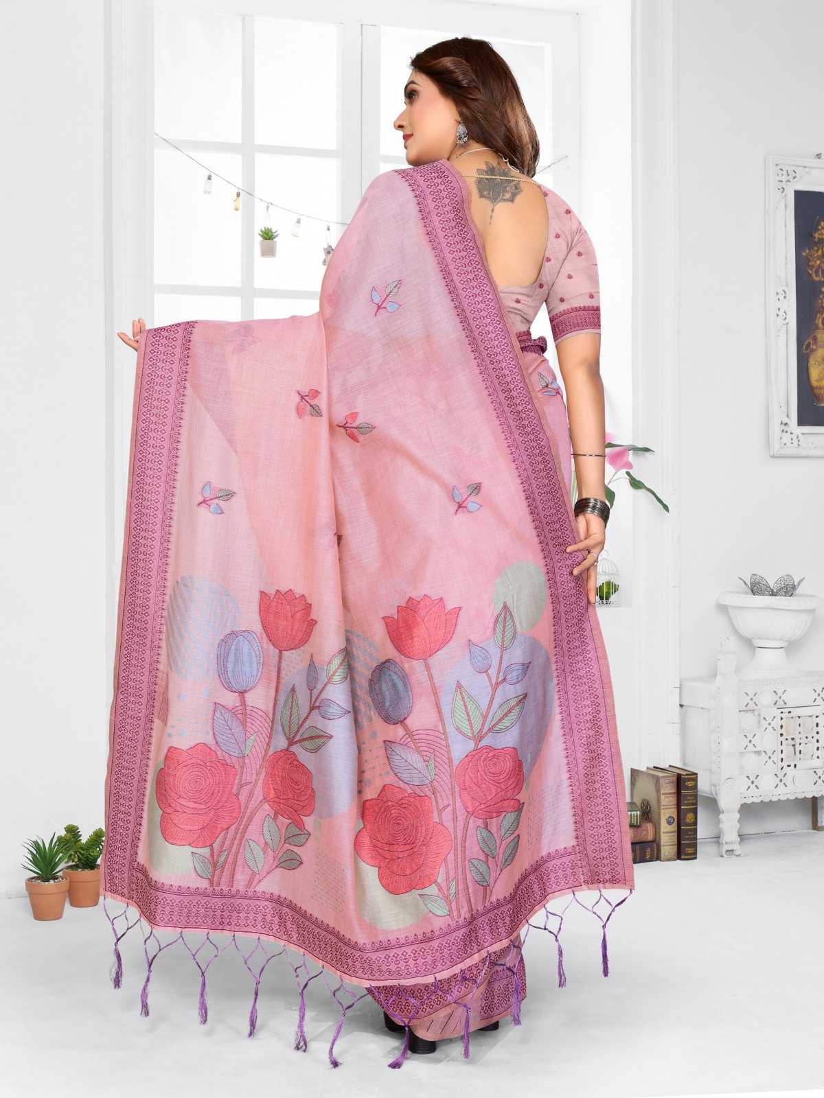 Pratibha Cotton Jacquard Saree