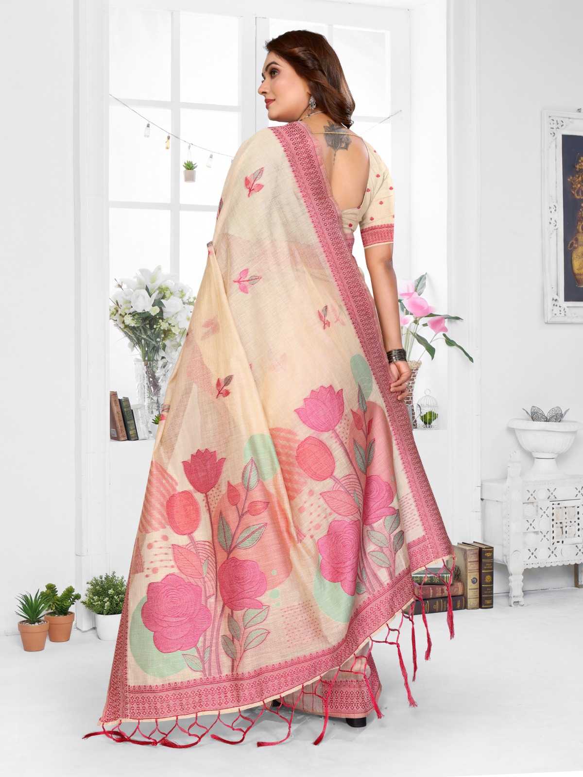 Pratibha Cotton Jacquard Saree