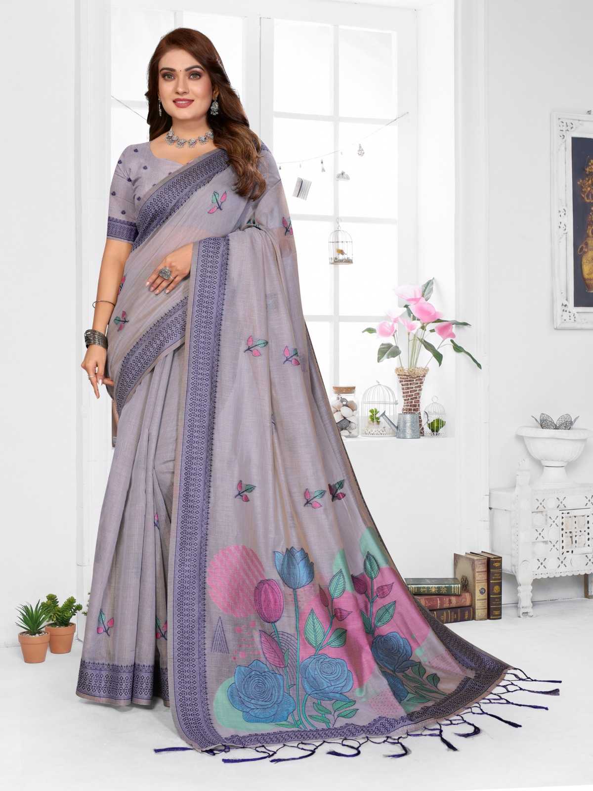 Pratibha Cotton Jacquard Saree
