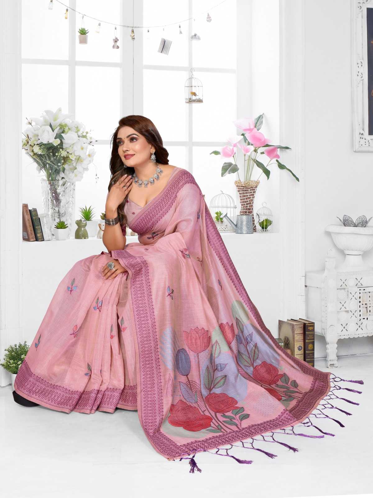 Pratibha Cotton Jacquard Saree