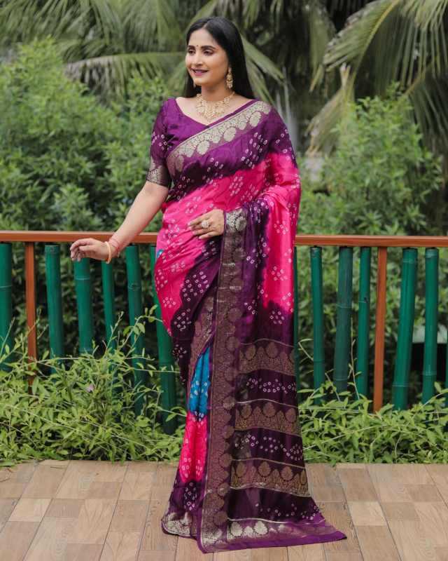 Prema Dola Silk Gota Patti Saree