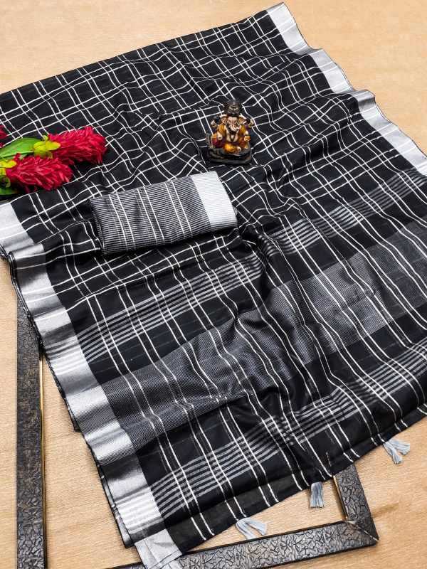 Prisha Linen Designer Saree
