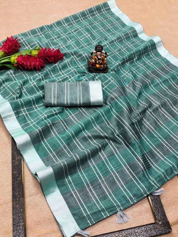 Prisha Linen Designer Saree