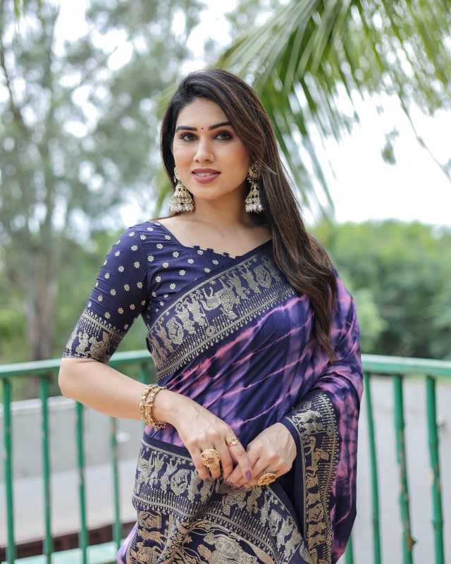 Rangavelly Dola Silk Bandhani Bandhej Saree
