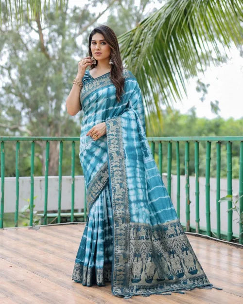 Rangavelly Dola Silk Bandhani Bandhej Saree