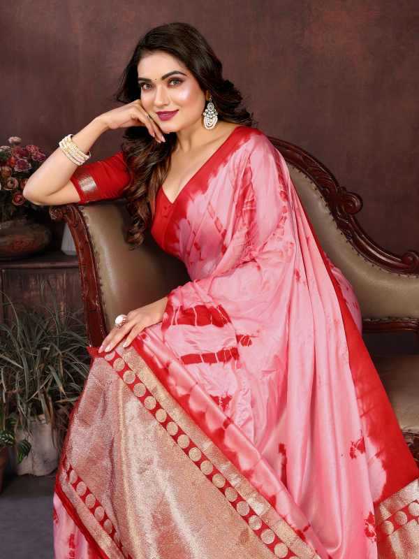 Saheli Satin Silk Gota Patti Saree