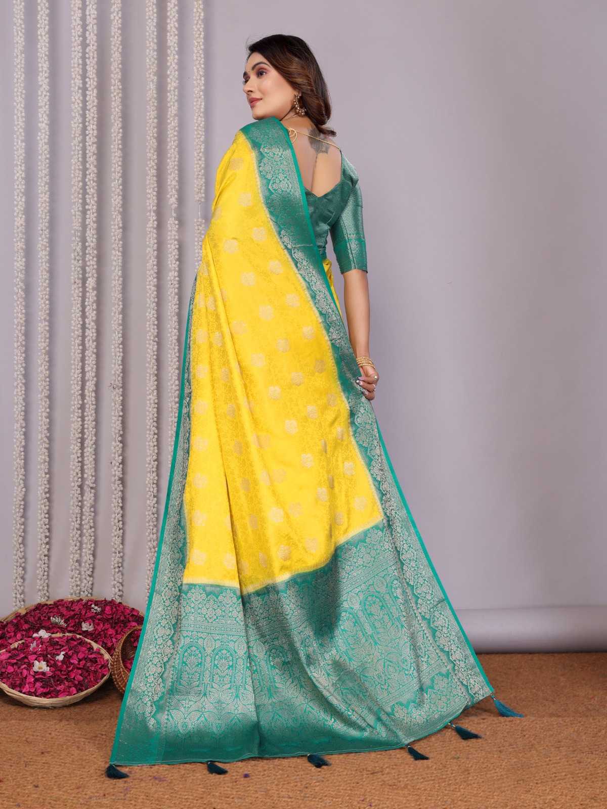Satin Butta Saree