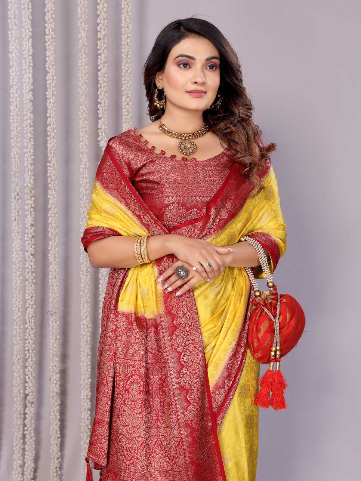 Satin Butta Saree
