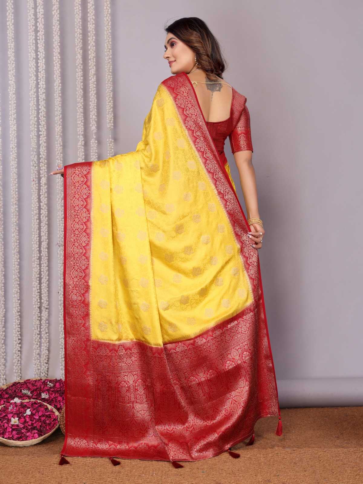 Satin Butta Saree