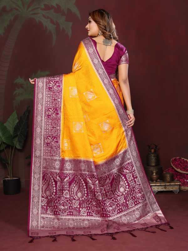 Shrinidhi Satin Silk Zari Border Saree