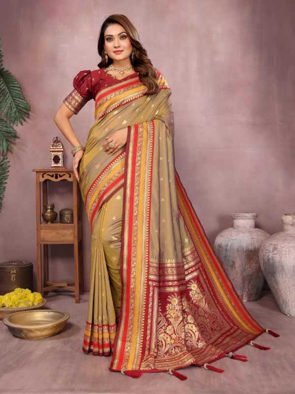 Sindur Handloom Silk Designer Saree